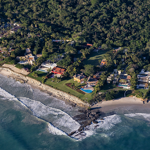 Sunset view at a resort in Riviera Nayarit