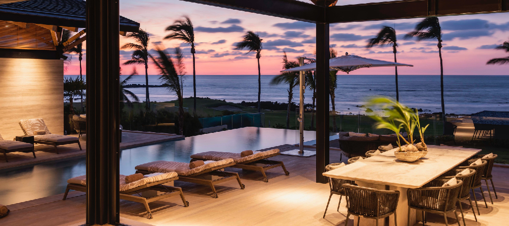 For a terrace shot that captures both the architectural vibe and the iconic scenery, you want to balance the location (Punta Mita) with the aesthetic (Luxury/Sunset).  Here are three options depending on how "technical" or "poetic" you want to be:  Option 1: Strategic & Descriptive (Best for SEO) "Sunset view from the Casa Vaivén terrace in Punta Mita, featuring the infinity pool and panoramic views of the Pacific coastline