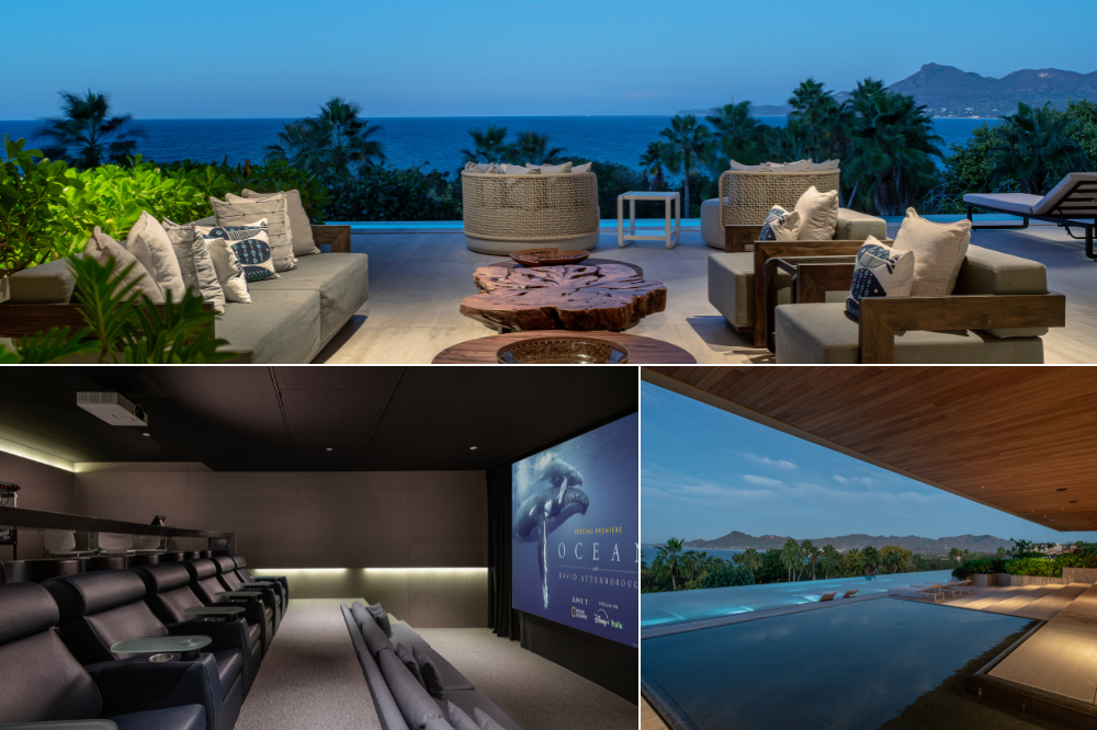 Infinity pool at Casa Tukipa, a highest-rated luxury house with ocean views in Punta Mita, perfect for large groups and families.